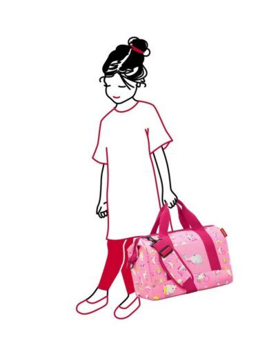 Cestovní taška Reisenthel Allrounder M kids Abc friends pink