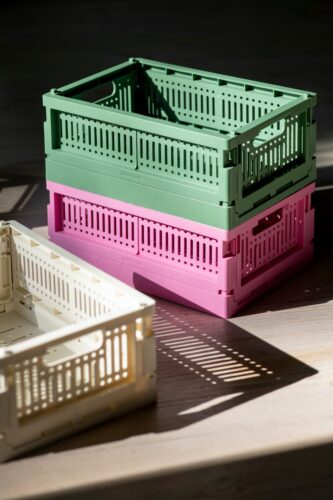 Skládací přepravka mini Made Crate  - minty