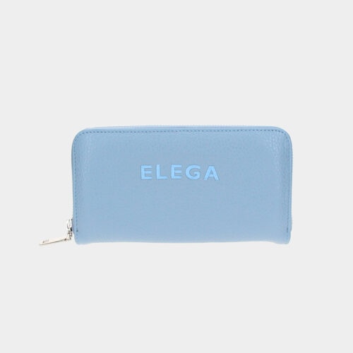 ELEGA Velká zipová peněženka Fancy sv.modrá/stříbro